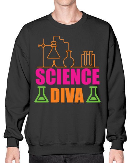 Science Diva 127# - general science- Sweatshirt - Crew
