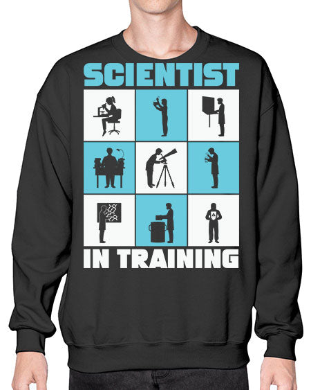 ScientistInTrainingScienceScientistSkinite Scientist Skinite 40# - general science- Sweatshirt - Crew