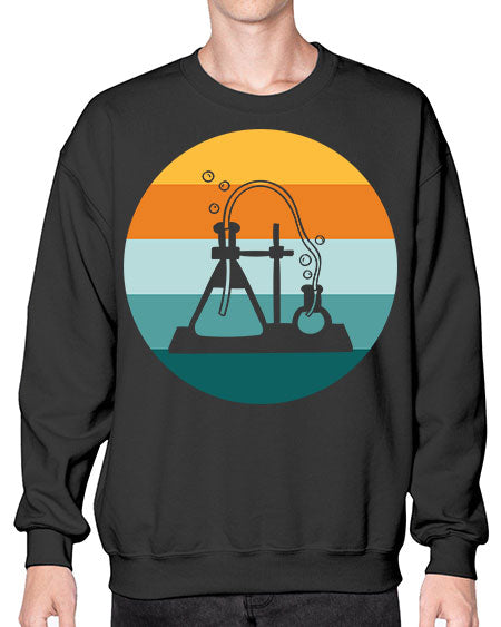 ScientistRetroSunsetScientistSkinite Scientist Skinite 39# - general science- Sweatshirt - Crew