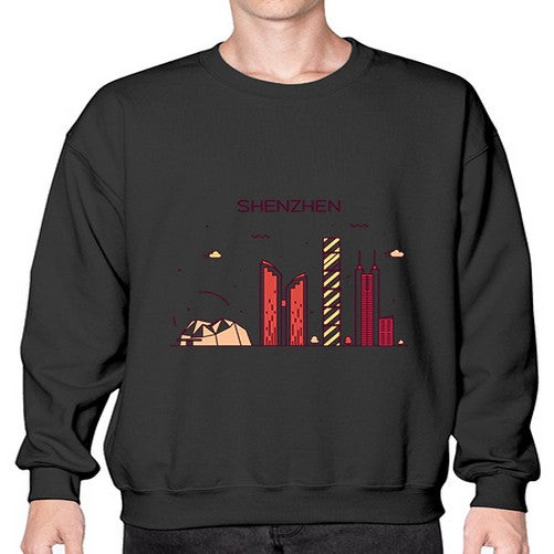 Shenzhen 1834# - cities- Sweatshirt - Crew