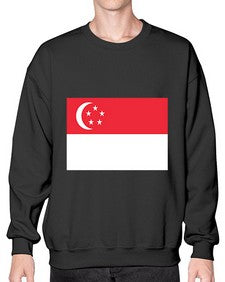Singapore 1842# - world flags- Sweatshirt - Crew