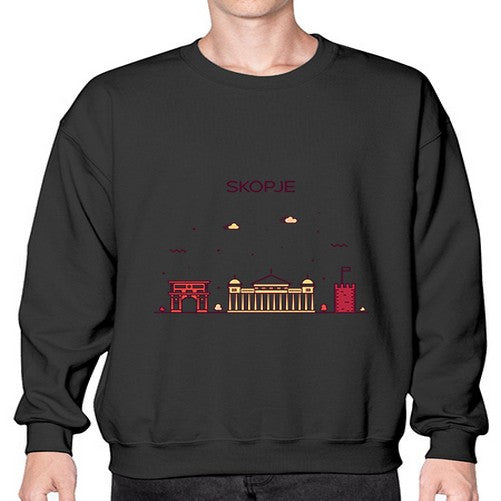Skopje 1852# - cities- Sweatshirt - Crew