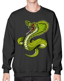 Snake 208# - cartoon animals- Sweatshirt - Crew