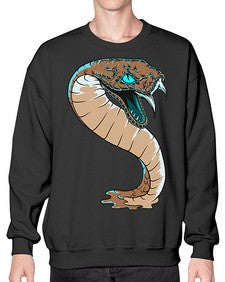 Snake 209# - cartoon animals- Sweatshirt - Crew