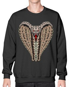 Snake 217# - cartoon animals- Sweatshirt - Crew