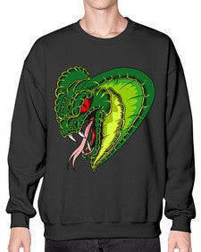 Snake 220# - cartoon animals- Sweatshirt - Crew