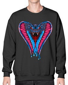 Snake 224# - cartoon animals- Sweatshirt - Crew