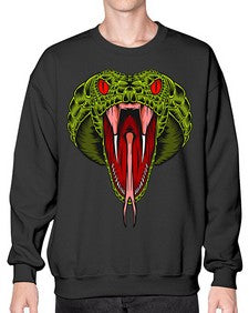 Snake 229# - cartoon animals- Sweatshirt - Crew