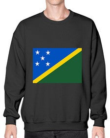 Solomon Islands 1855# - world flags- Sweatshirt - Crew