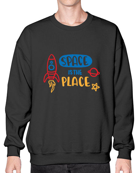 Spaceistheplace 11# - space- Sweatshirt - Crew