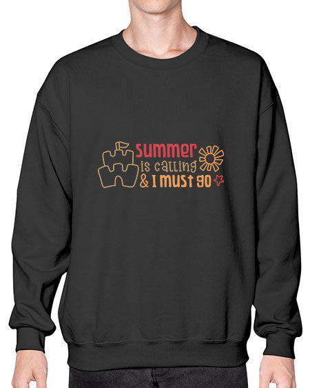 Summer is calling and I must go 13# - summer- Sweatshirt - Crew