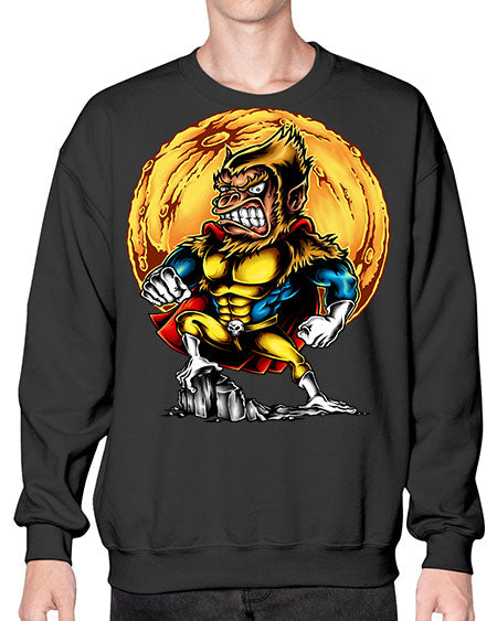 Super Monkey - Files - monkey- Sweatshirt - Crew