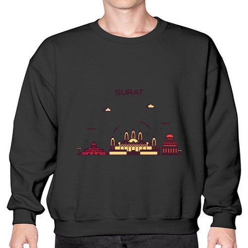 Surat 1908# - cities- Sweatshirt - Crew