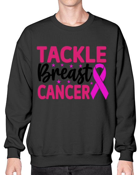 Tackle Breast Cancer 5# - breast cancer- Sweatshirt - Crew