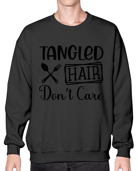 Tangled hair dont care 01# - summer- Sweatshirt - Crew