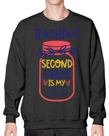 Teaching Second Grade 936# - second grade- Sweatshirt - Crew
