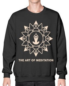 The Art of Meditation 543# - yoga- Sweatshirt - Crew