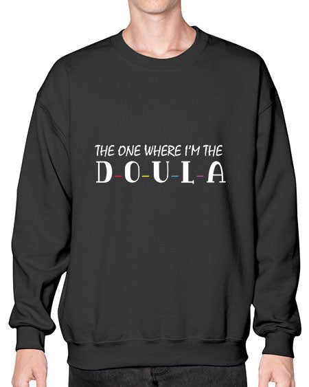 Theonewhereimthedoula1536# - doubla- Sweatshirt - Crew