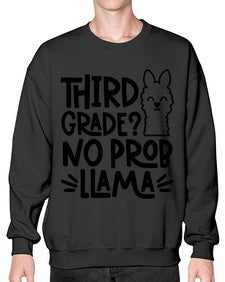 Third Grade No Prob 971# - third grade- Sweatshirt - Crew