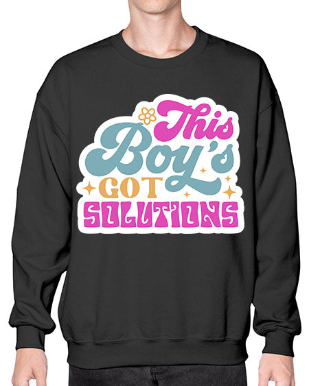 This boys got solutions 19# - general science- Sweatshirt - Crew