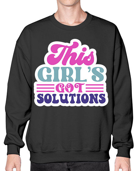 This girls got solutions 16# - general science- Sweatshirt - Crew