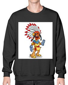 Thnksgvngindian 254# - cartoon general- Sweatshirt - Crew