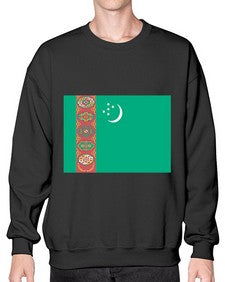 Turkmenistan 2019# - world flags- Sweatshirt - Crew
