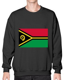Vanuatu 2052# - world flags- Sweatshirt - Crew