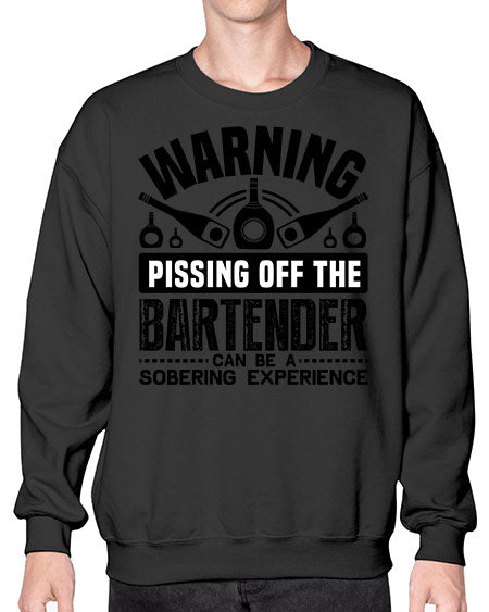 Warning Style 462# - bartender- Sweatshirt - Crew
