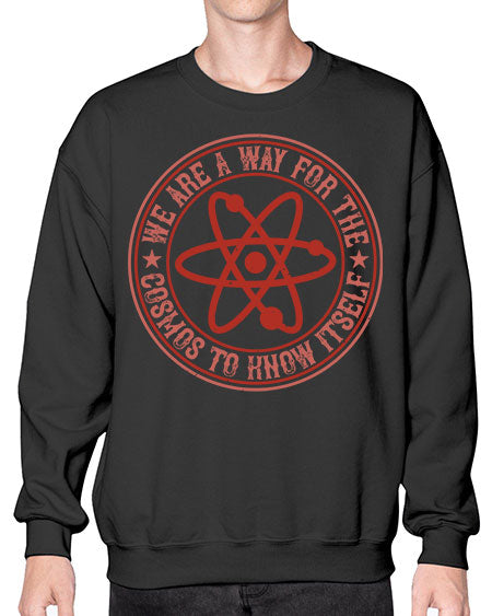We are a way for the cosmos to know itself 300# - general science- Sweatshirt - Crew
