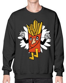 Weekend is near 265# - cartoon general- Sweatshirt - Crew