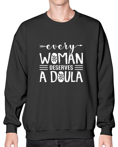 Womenseverywomandeservesadoula1651# - doubla- Sweatshirt - Crew