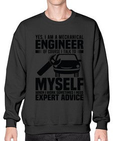 Yes I Am A Mechanical Style 1671# - engineer- Sweatshirt - Crew