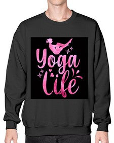 Yoga Life  629# - yoga- Sweatshirt - Crew