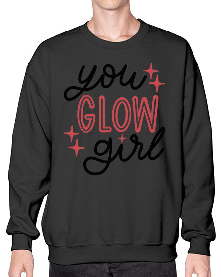 You Glow Girl Style 5# -makeup Sweatshirt - Crew