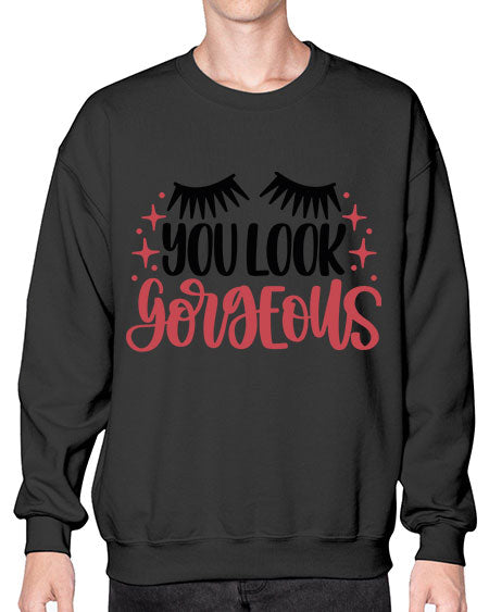 You Look Gorgeous Style 3# -makeup Sweatshirt - Crew
