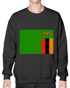 Zambia 2160# - world flags- Sweatshirt - Crew