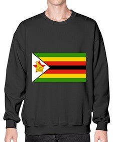 Zimbabwe 2161# - world flags- Sweatshirt - Crew