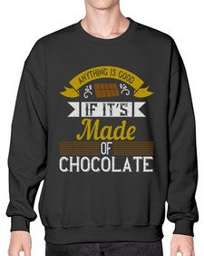 anything is good if its made of chocolate 29# - cooking- Sweatshirt - Crew
