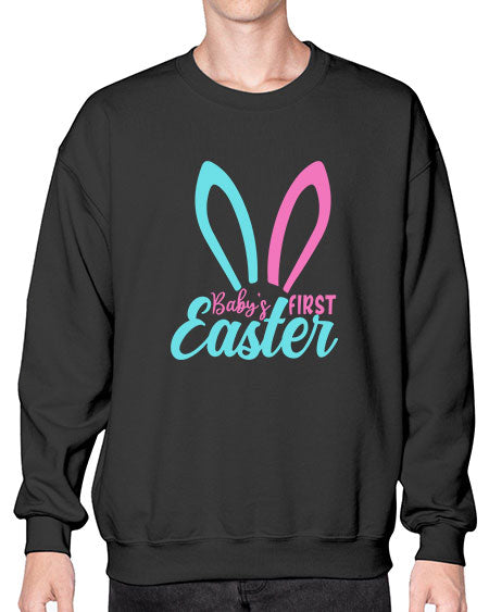 babys first easter Style 37# - baby- Sweatshirt - Crew