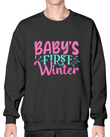 babys first winter Style 42# - baby- Sweatshirt - Crew