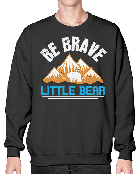 be brave little bear 23# - bears - animals- Sweatshirt - Crew