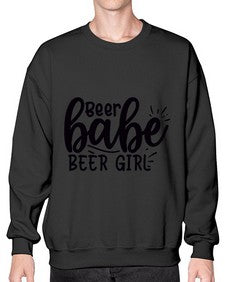 beer babe beer girl 45# - beer- Sweatshirt - Crew