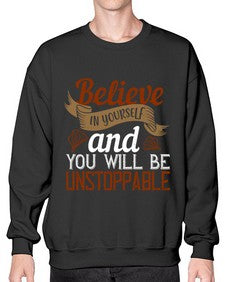 believe in yourself and you will be unstoppable 54# - cooking- Sweatshirt - Crew