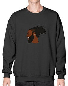 black man 41# - black boys or men- Sweatshirt - Crew
