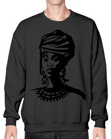 black women - queen 53# - black girls or women- Sweatshirt - Crew