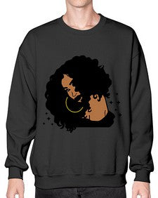 black women - queen 54# - black girls or women- Sweatshirt - Crew
