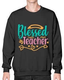 blessed teacherr 633# - teacher- Sweatshirt - Crew