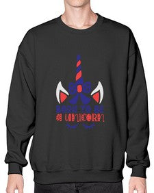 born to be a unicorn 69# - unicorn- Sweatshirt - Crew