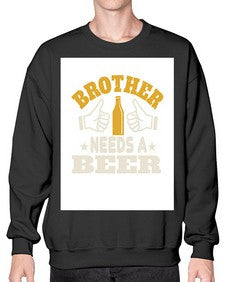 camping and beer thats why i am here 712# - beer- Sweatshirt - Crew